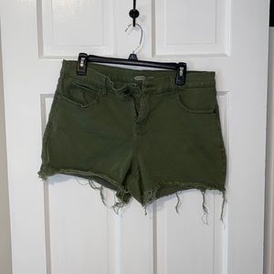 Army green boyfriend style Old Navy shorts